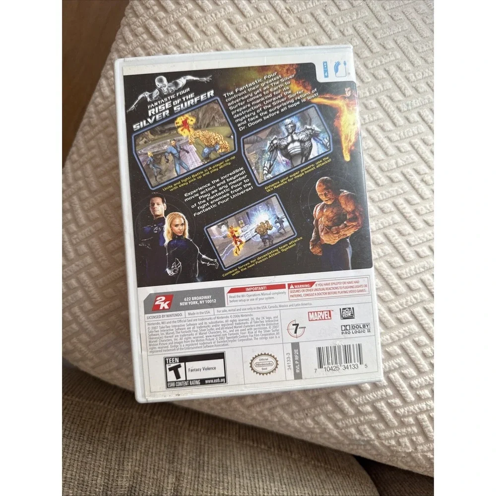 Fantastic 4: Rise of the Silver Surfer (Nintendo Wii, 2007)‎